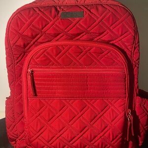 Vera Bradley Quilted Red Backpack